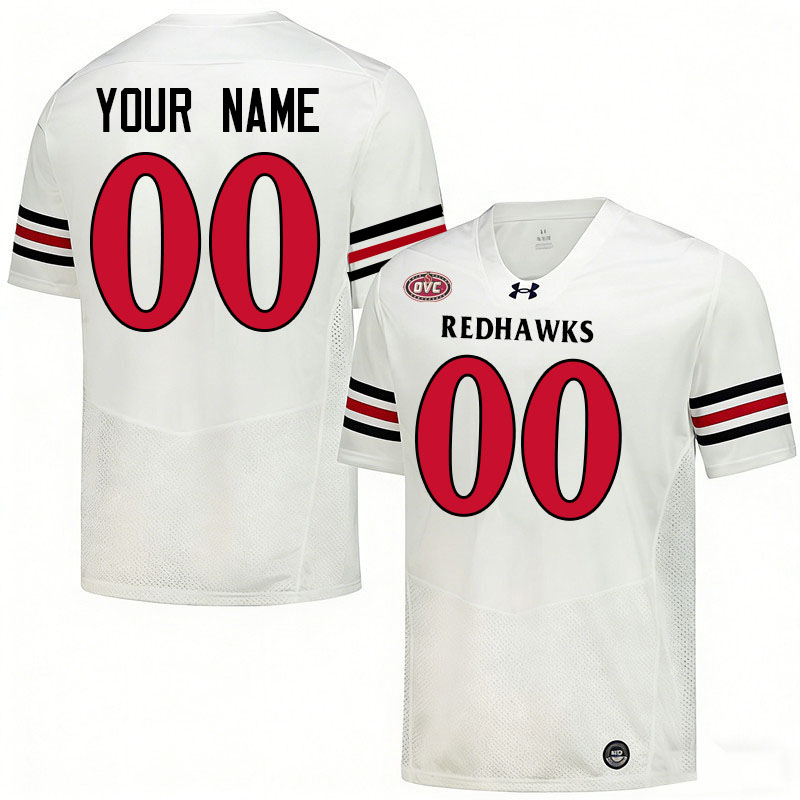 Custom Southeast Missouri State Redhawks Name And Number Football Jerseys-White